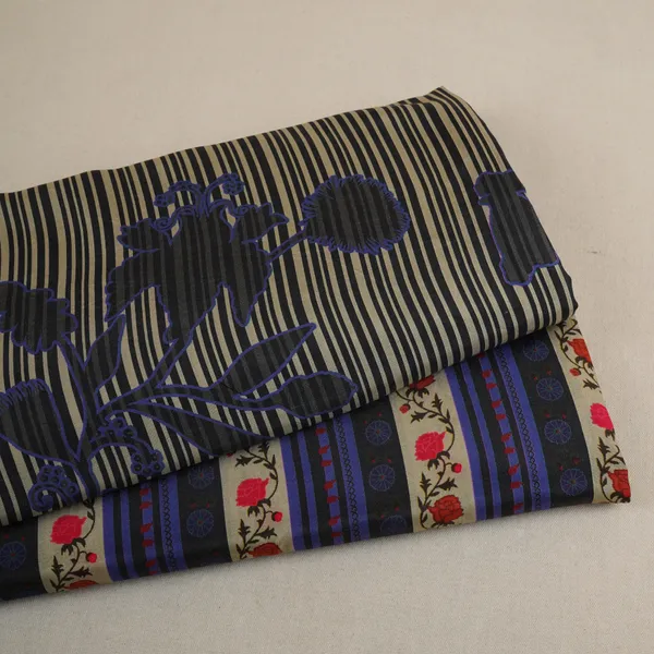 Cream_Navy_Blue_Stripes_Print_Muslin_Fabric_Mf_30199_Default_Title