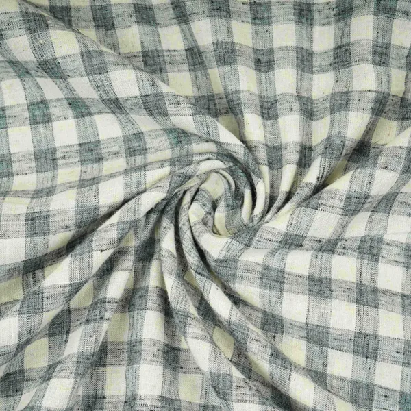 Grey_White_Check_Linen_Fabric_Rs_30236_Default_Title