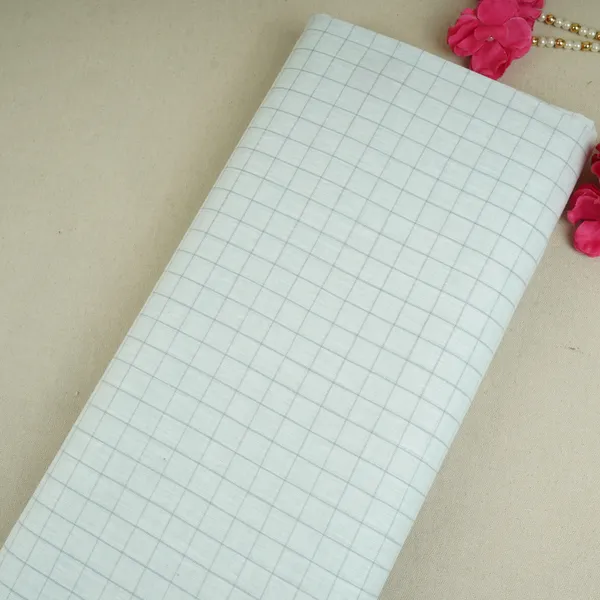 Light_Grey_Check_Print_Linen_Fabric_Mfm_30128_Default_Title