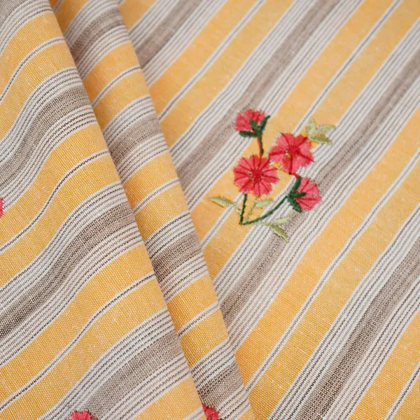 Yellow_White_Stripes_Floral_Embroidery_South_Cotton_Fabric_Gts_30263_Default_Title