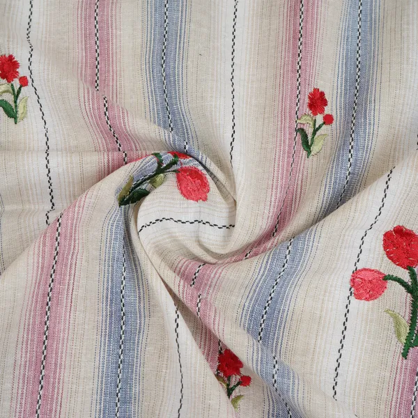 Cream_Off_White_Stripes_Floral_Embroidery_South_Cotton_Fabric_Gts_30266_Default_Title