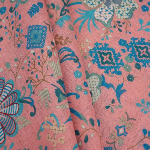 Coral_Pink_Floral_Print_Cotton_Linen_Fabric_Gts_30278_Default_Title