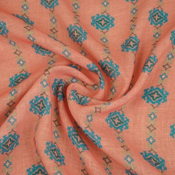 Coral_Pink_Abstract_Print_Cotton_Linen_Fabric_Gts_30279_Default_Title