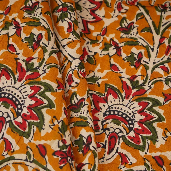 Yellow_Kalamkari_Print_Cotton_Fabric_Og_30303_Default_Title