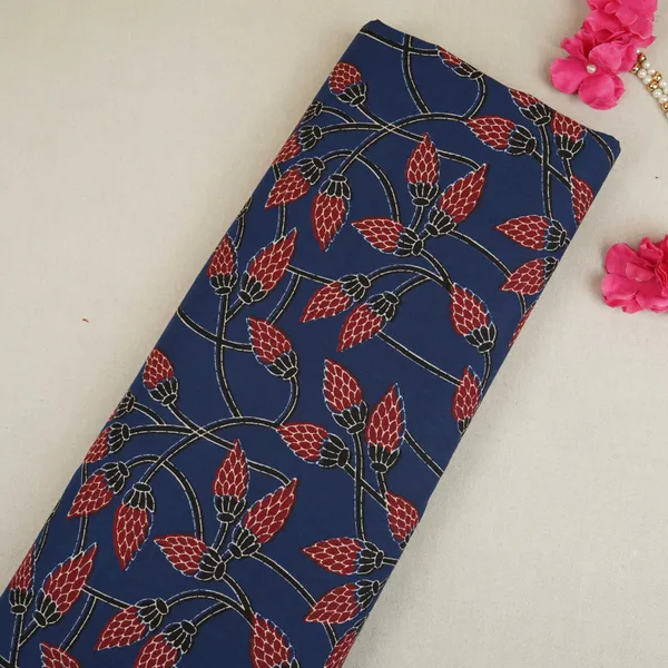 Blue_Floral_Print_Cotton_Fabric_Og_30327_Default_Title