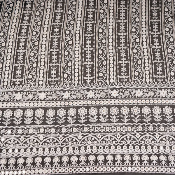 Black_Chikankari_Mirror_Embroidery_Georgette_Fabric_At_30348_Default_Title
