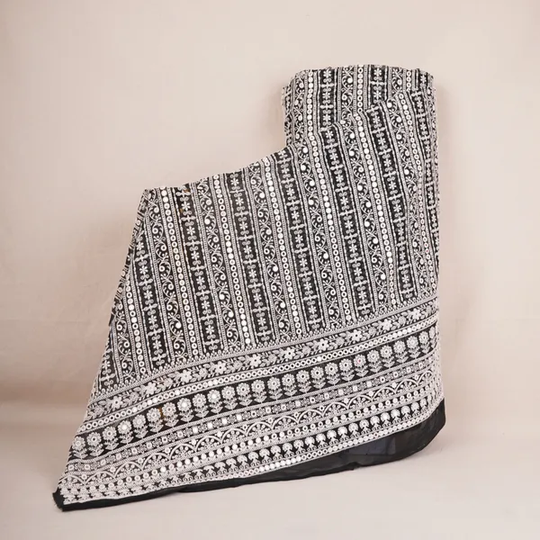 Black_Chikankari_Mirror_Embroidery_Georgette_Fabric_At_30348_Default_Title