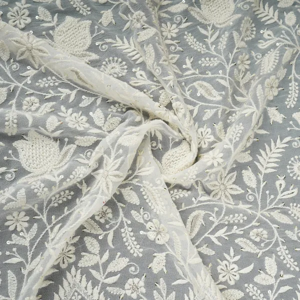 Off_White_Dyeable_Mirror_Embroidery_Georgette_Fabric_At_30349_Default_Title