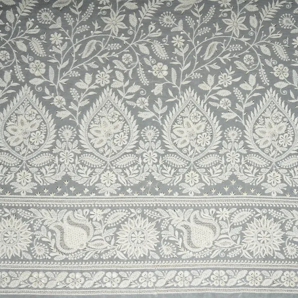 Off_White_Dyeable_Mirror_Embroidery_Georgette_Fabric_At_30349_Default_Title