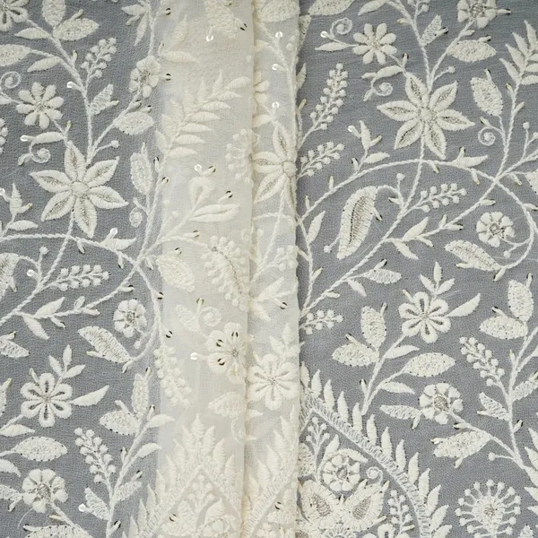 Off_White_Dyeable_Mirror_Embroidery_Georgette_Fabric_At_30349_Default_Title