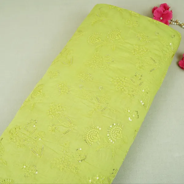 Light_Green_Floral_Embroidery_Mul_Chanderi_Fabric_Dc_30346_Default_Title