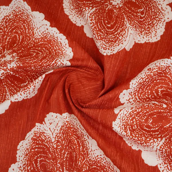 Orange_White_Floral_Applique_Print_Cotton_Fabric_Og_30417_Default_Title