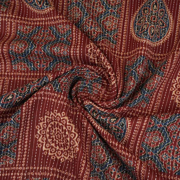 Maroon_Ajrakh_With_Kantha_Print_Cotton_Fabric_Og_30426_Default_Title