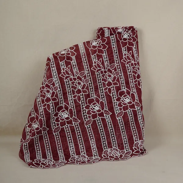 Maroon_Schiffli_Embroidery_Chanderi_Fabric_Cf_30429_Default_Title
