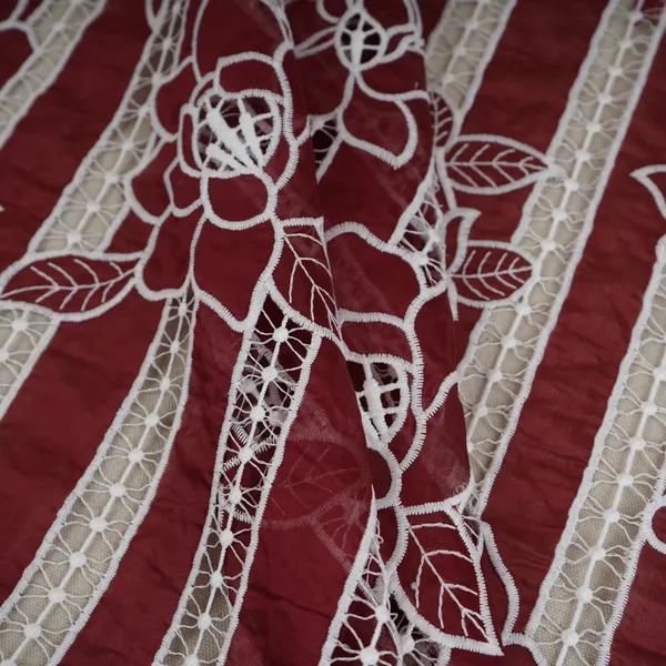 Maroon_Schiffli_Embroidery_Chanderi_Fabric_Cf_30429_Default_Title