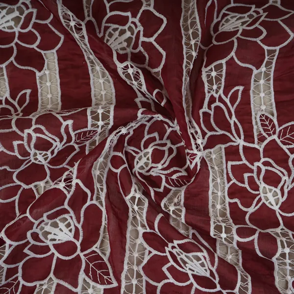 Maroon_Schiffli_Embroidery_Chanderi_Fabric_Cf_30429_Default_Title