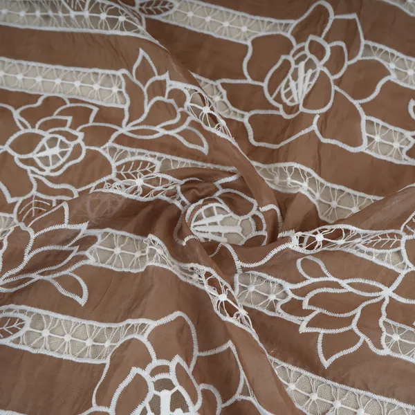 Light_Brown_Schiffli_Embroidery_Chanderi_Fabric_Cf_30431_Default_Title