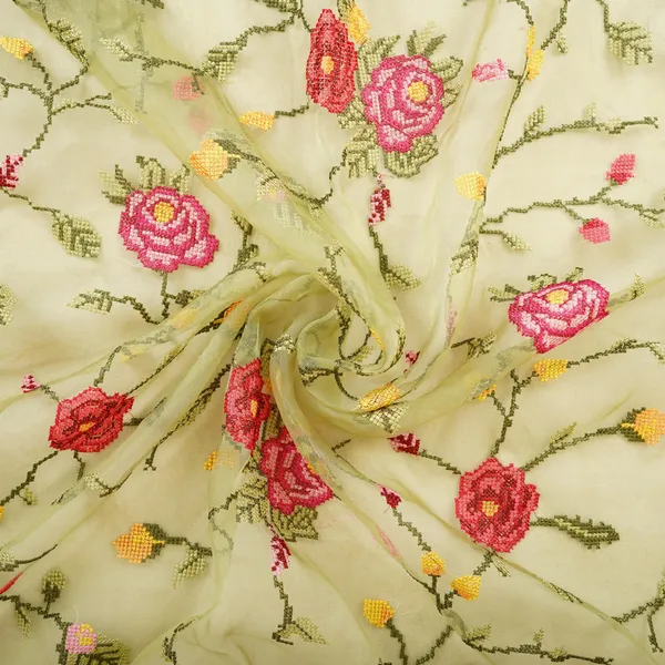 Green_French_Knot_Embroidery_Organza_Fabric_Gts_30498_Default_Title