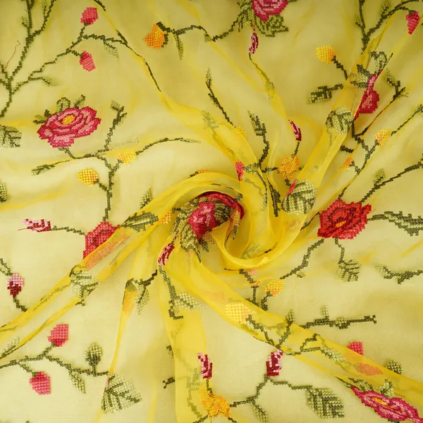 Yellow_French_Knot_Embroidery_Organza_Fabric_Gts_30499_Default_Title