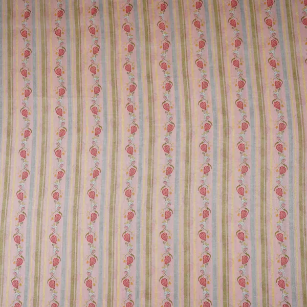 Pink_Green_Stripes_Print_Mul_Chanderi_Fabric_Gts_30509_Default_Title
