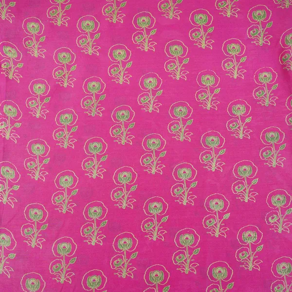 Magenta_Pink_Floral_Print_Pure_70gm_Chanderi_Fabric_Sn_30535_Default_Title