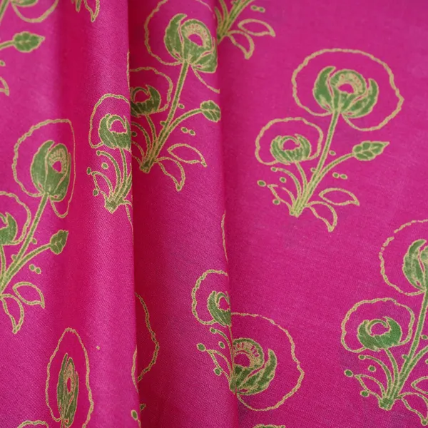 Magenta_Pink_Floral_Print_Pure_70gm_Chanderi_Fabric_Sn_30535_Default_Title
