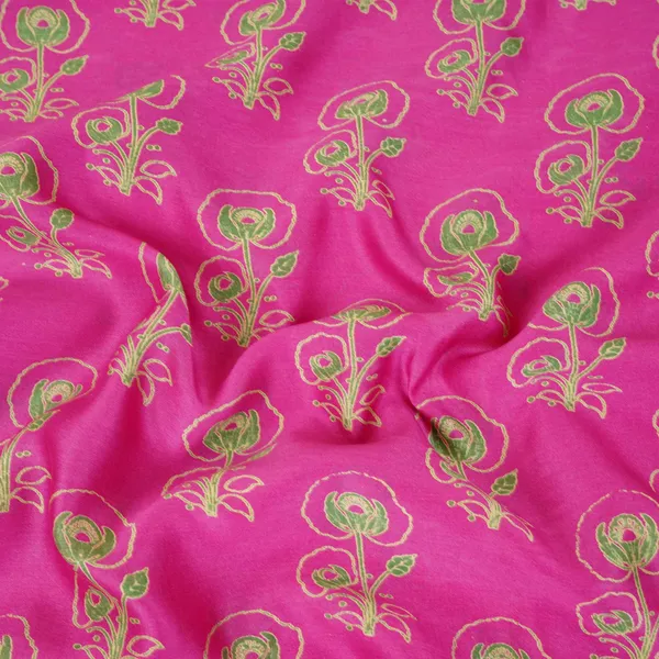 Magenta_Pink_Floral_Print_Pure_70gm_Chanderi_Fabric_Sn_30535_Default_Title