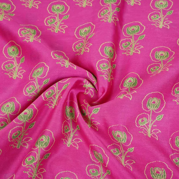 Magenta_Pink_Floral_Print_Pure_70gm_Chanderi_Fabric_Sn_30535_Default_Title