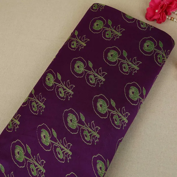 Purple_Floral_Print_Pure_70gm_Chanderi_Fabric_Sn_30536_Default_Title