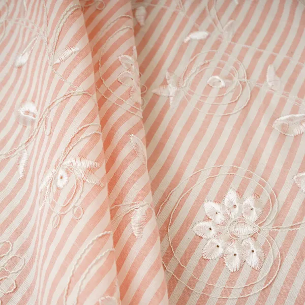 Peach_Pink_Stripes_Floral_Embroidery_South_Cotton_Fabric_Za_30587_Default_Title