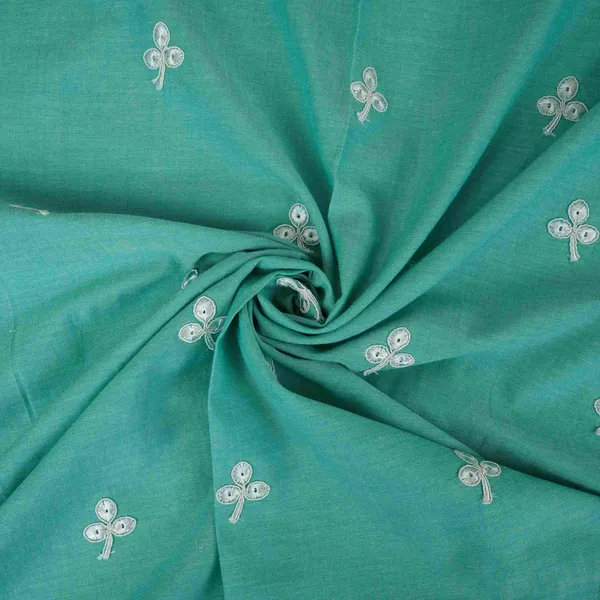 Teal_Green_Floral_Embroidery_South_Cotton_Fabric_Za_30589_Default_Title