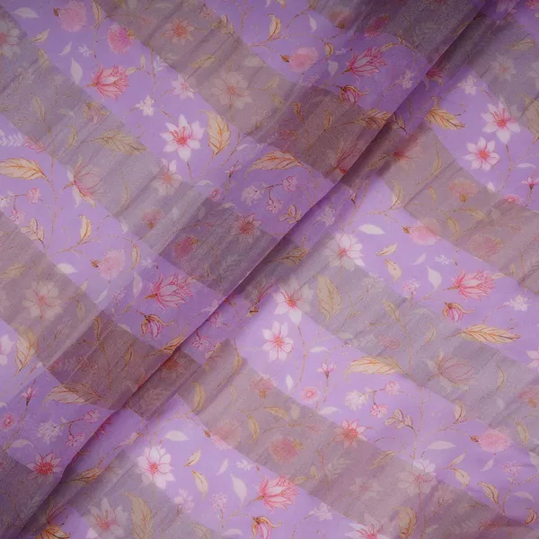 Purple_With_Golden_Stripes_Floral_Print_Organza_Tissue_Fabric_Vf_30636_Default_Title