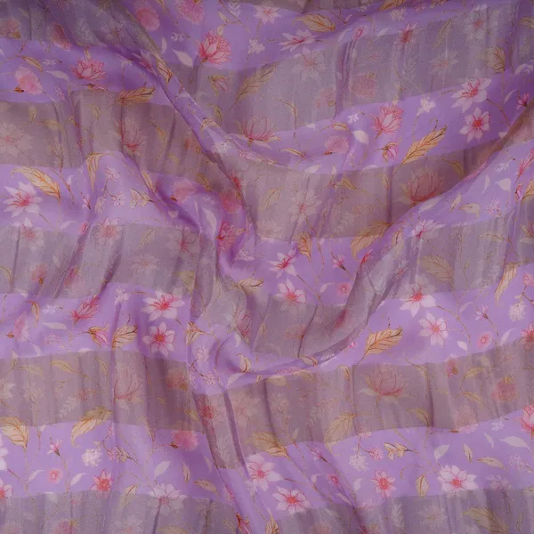 Purple_With_Golden_Stripes_Floral_Print_Organza_Tissue_Fabric_Vf_30636_Default_Title