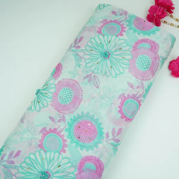 Pink_With_Multicolor_Floral_Cutdana_Chinnon_Fabric_Vf_30638_Default_Title
