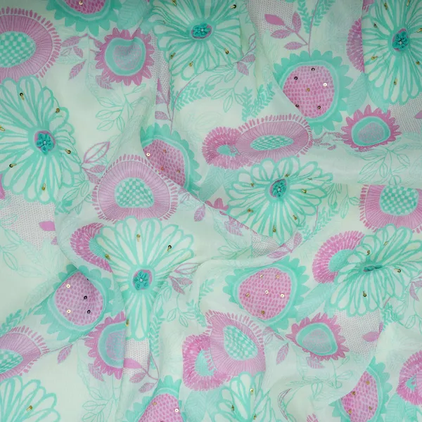 Pink_With_Multicolor_Floral_Cutdana_Chinnon_Fabric_Vf_30638_Default_Title
