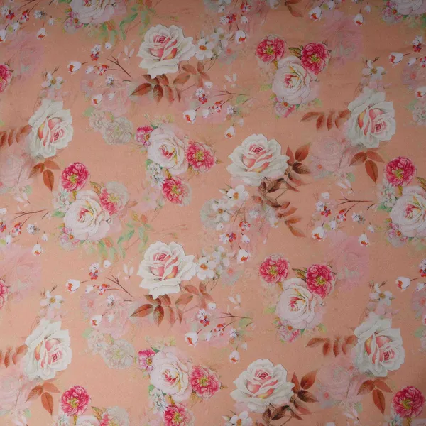 Peach_Floral_Print_Organza_Fabric_Mt_30671_Default_Title