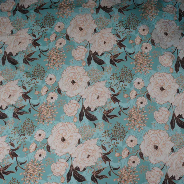 Teal_Green_Floral_Print_Organza_Fabric_Mt_30672_Default_Title