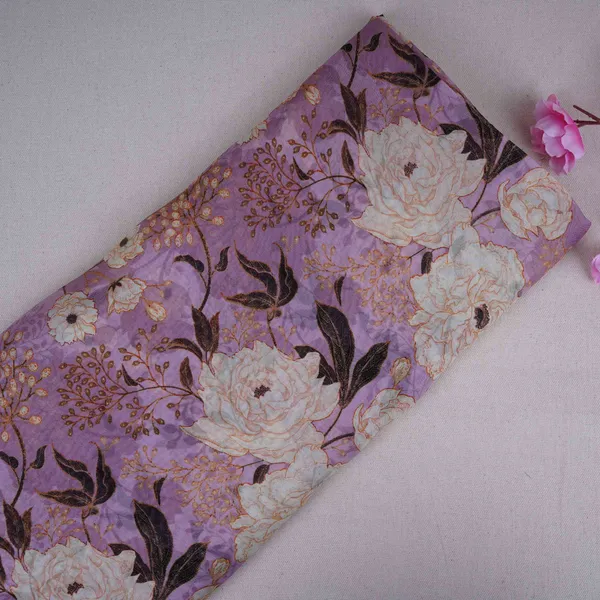 Lilac_Floral_Print_Organza_Fabric_Mt_30674_Default_Title