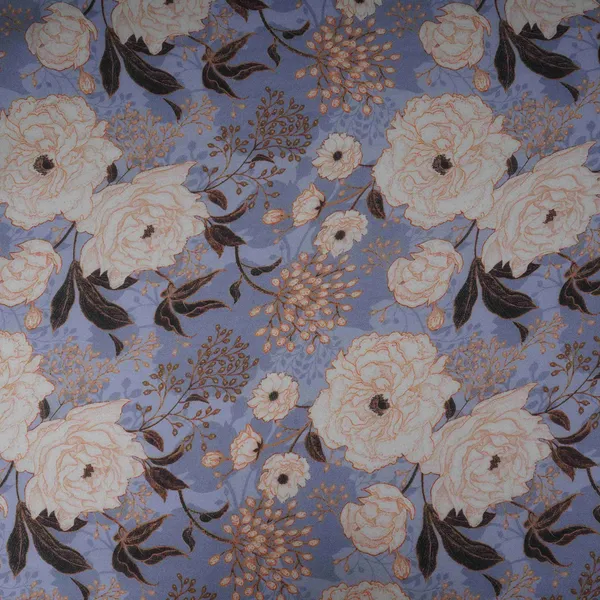 Dusty_Blue_Floral_Print_Organza_Fabric_Mt_30675_Default_Title