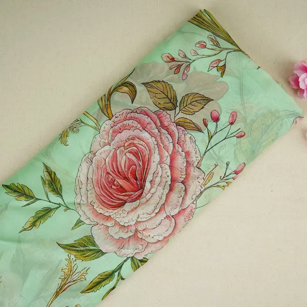Mint_Green_Floral_Print_Organza_Fabric_Mt_30678_Default_Title