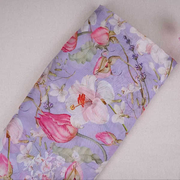 Lavender_Floral_Print_Organza_Fabric_Mt_30679_Default_Title