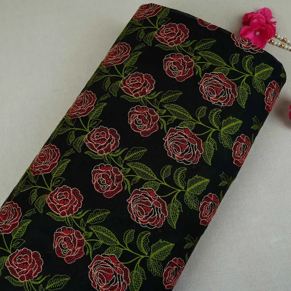 Black_Floral_Embroidery_Pure_Cotton_Fabric_Mjf_30667_Default_Title