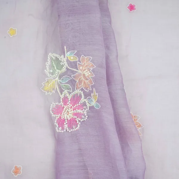 Lavender_Floral_Cutdana_Embroidery_Pure_Banaras_Mul_Chanderi_Fabric_Sgs_30695_Default_Title