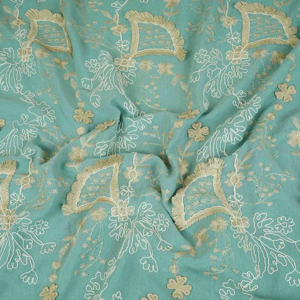 Teal_Green_3d_Floral_Embroidery_Moss_Crepe_Fabric_Cf_30483_Default_Title