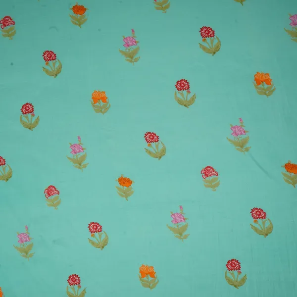 Light_Turquoise_Floral_Print_Muslin_Fabric_Gts_30936_Default_Title