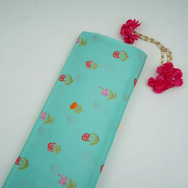 Light_Turquoise_Floral_Print_Muslin_Fabric_Gts_30936_Default_Title