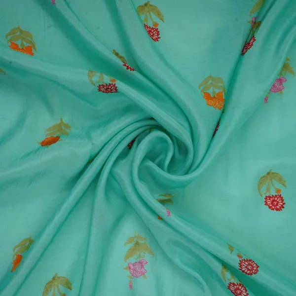 Light_Turquoise_Floral_Print_Muslin_Fabric_Gts_30936_Default_Title