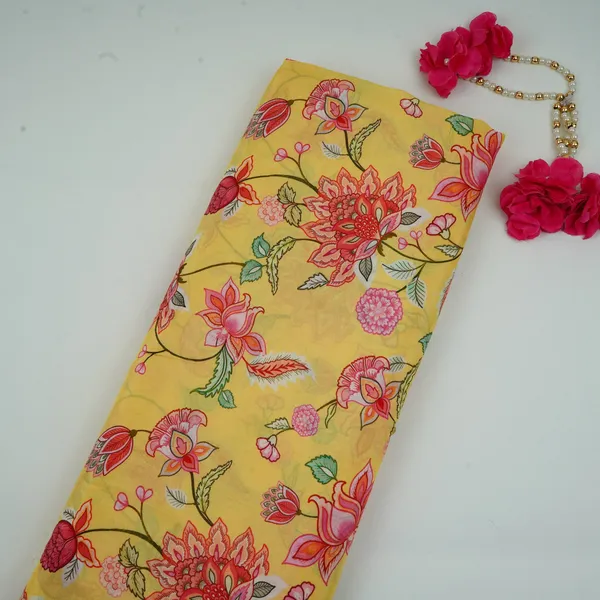 Pale_Yellow_Mughal_Floral_Print_Muslin_Fabric_Gts_30942_Default_Title