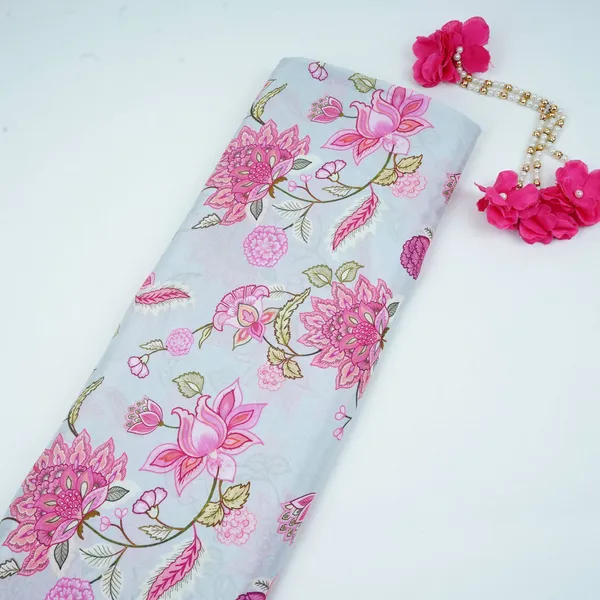 Light_Grey_Mughal_Floral_Print_Muslin_Fabric_Gts_30948_Default_Title
