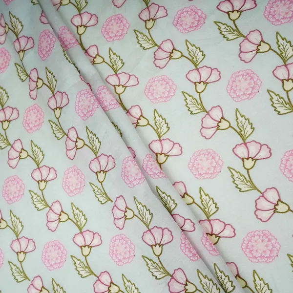 Light_Grey_Floral_Print_Muslin_Fabric_Gts_30949_Default_Title